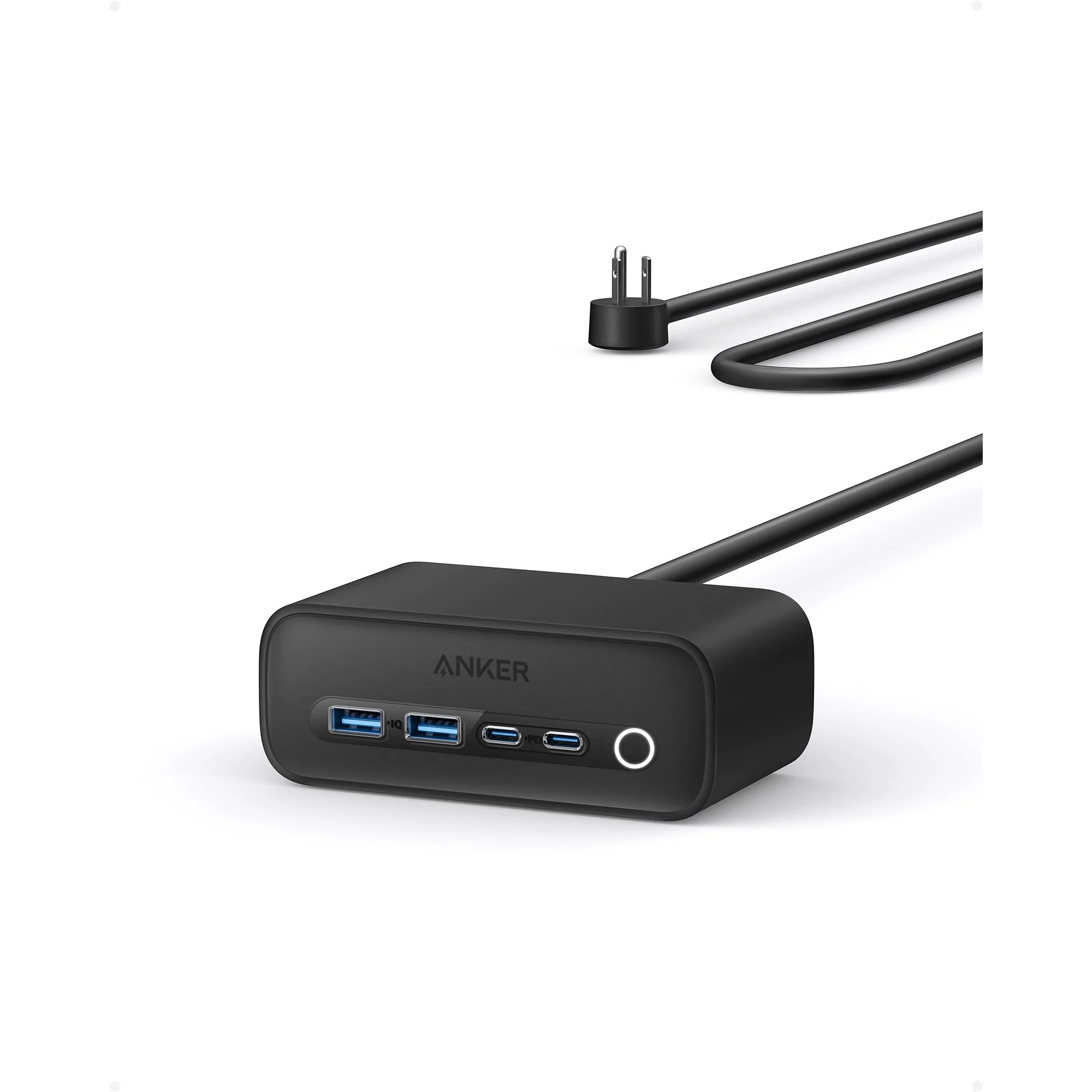 Trạm Sạc Đa Năng 7-in-1 ANKER 525 A91C0 67W (ActiveShield™ 2.0,  3*AC Outlets + 2*USB-A + 2*USB-C) - Ảnh 1