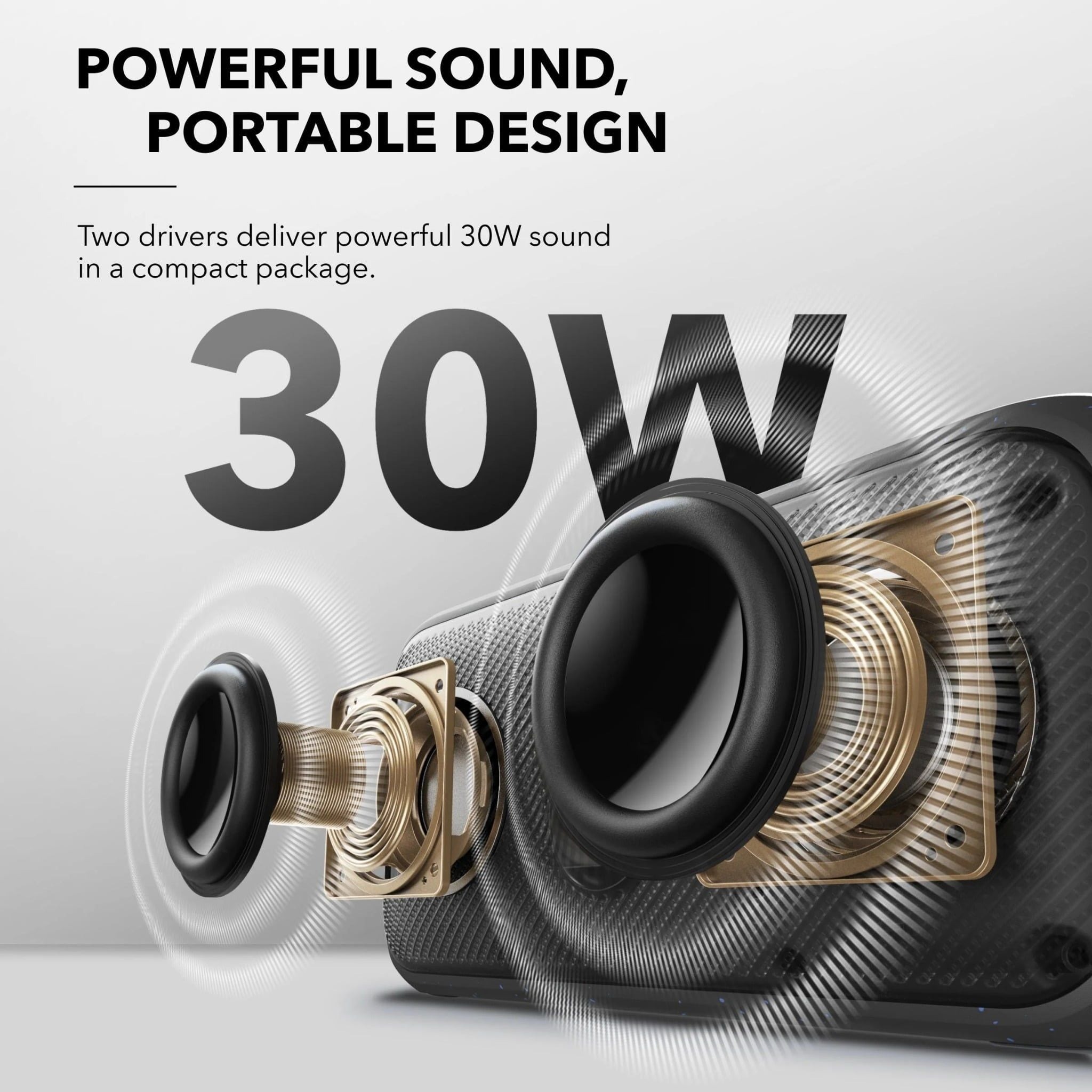Loa Di Động Bluetooth SOUNDCORE Motion 300 30W (Bluetooth v5.3, 13H, TWS, Hi-Res Audio, ACC LC, SmartTune) - Ảnh 6