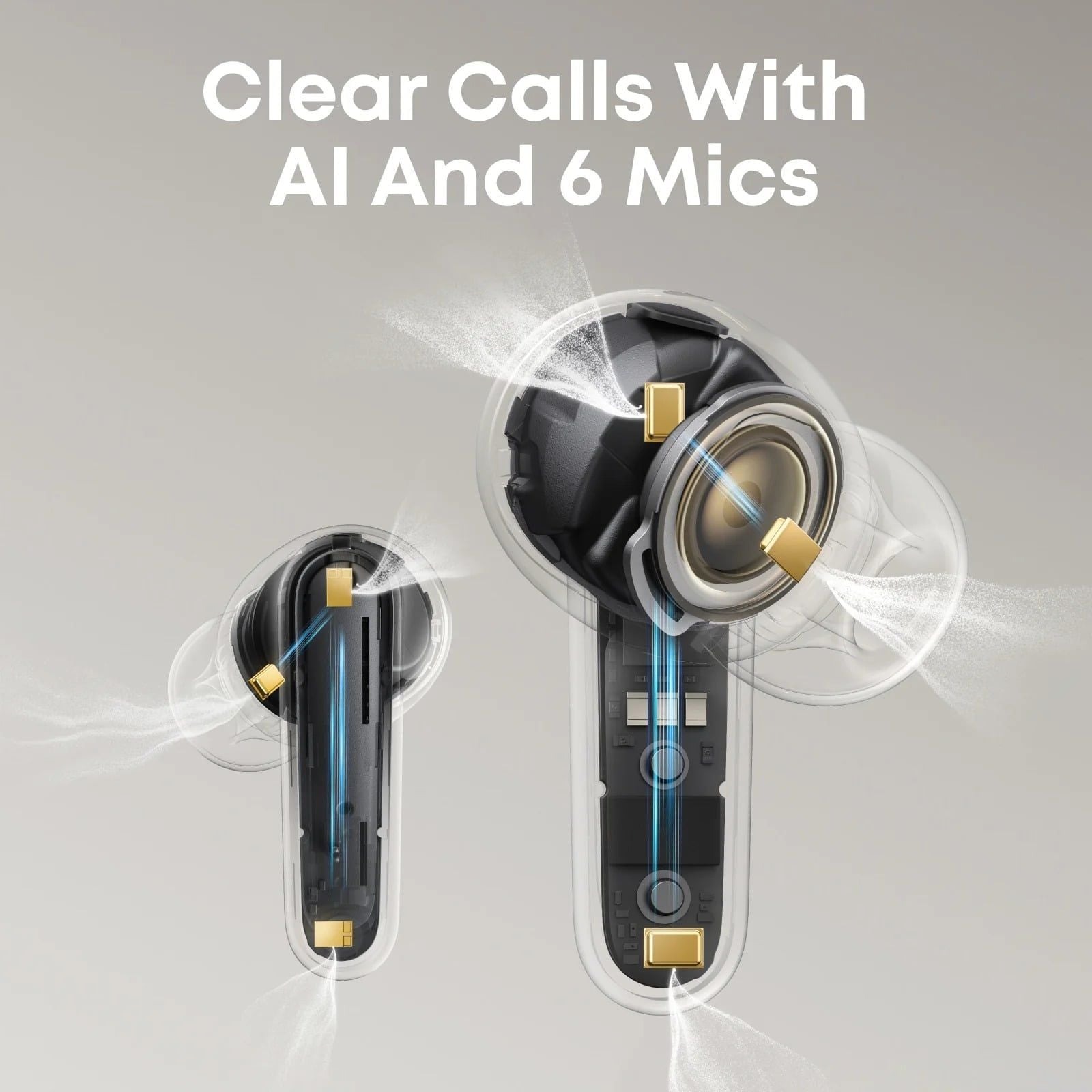Tai Nghe Bluetooth TWS Kiêm Pin Dự Phòng 3000mAh 10W SOUNDCORE P41i (Bluetooth v5.3, 12H, BassUp™, AI 6 Mic, Adaptive ANC, IPX5, Google Fast Pair, Wireless Charging) - Ảnh 6