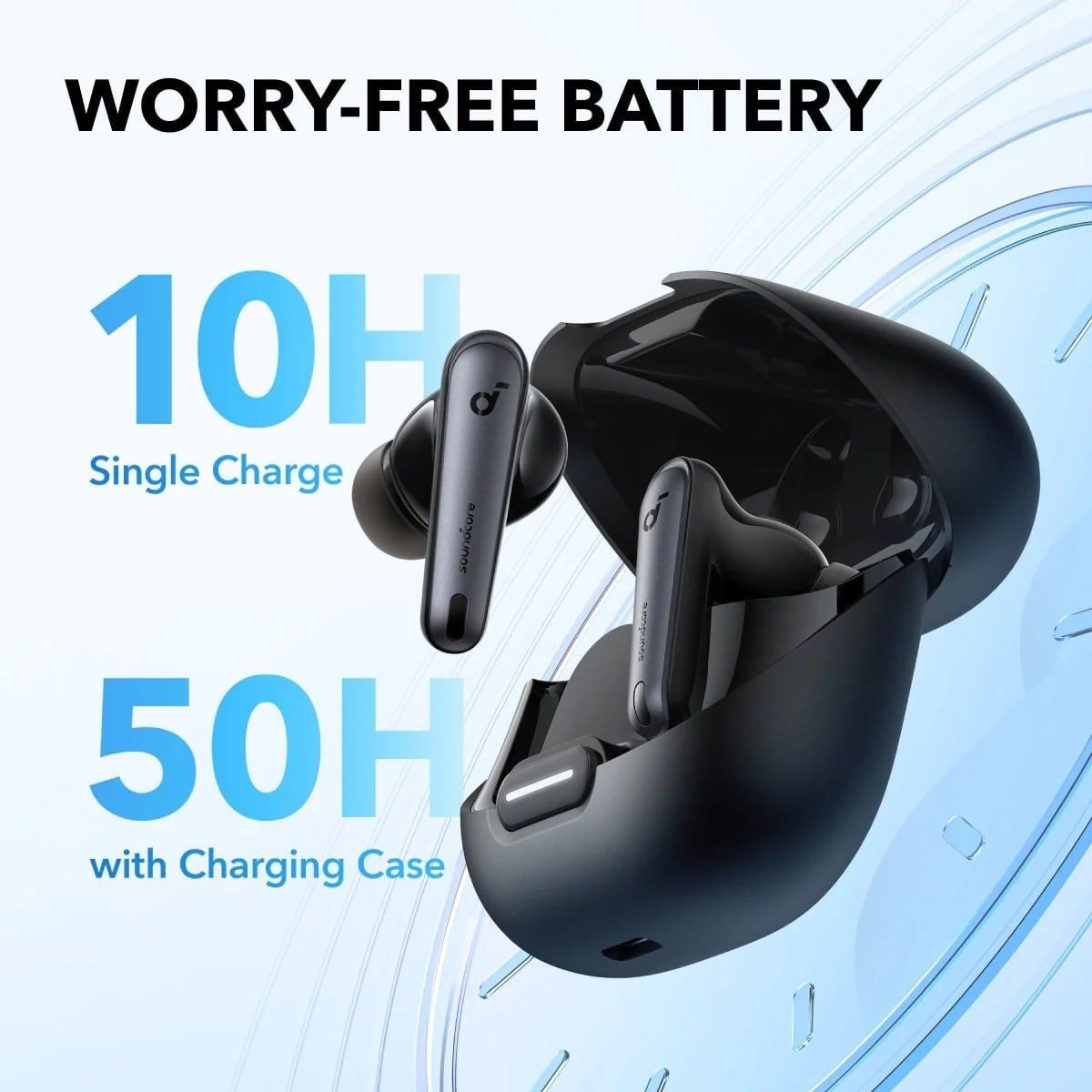 Tai Nghe Không Dây TWS SOUNDCORE Liberty 4 NC (Bluetooth v5.3, 10H, AI 6 Mic, Hi-Res Audio, Adaptive ANC 2.0, BassUp™, IPX4, Support App, Google Fast Pair) - Ảnh 2